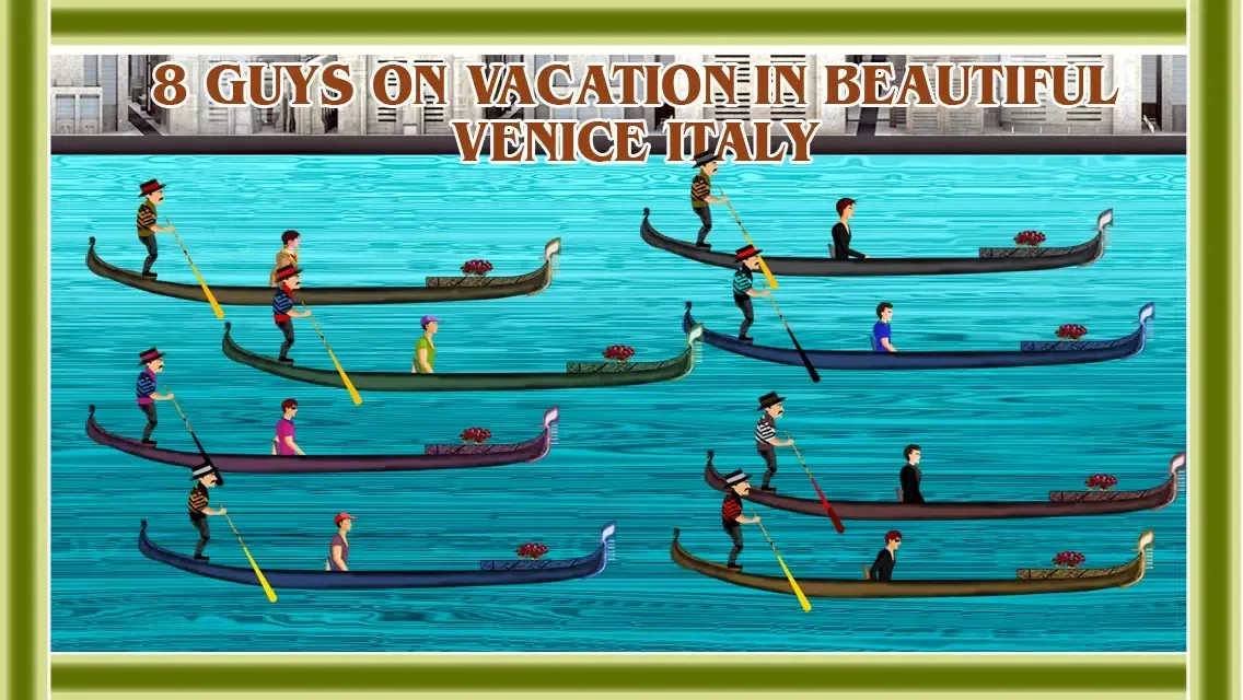 Boys Meet Girl Summer Italy Vacation : Venice Gondolas - Free Edition应用截图