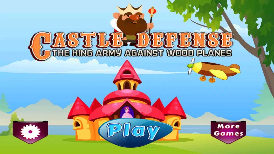 Tangkapan layar Castle defense - the king army against wood planes - Free Edition