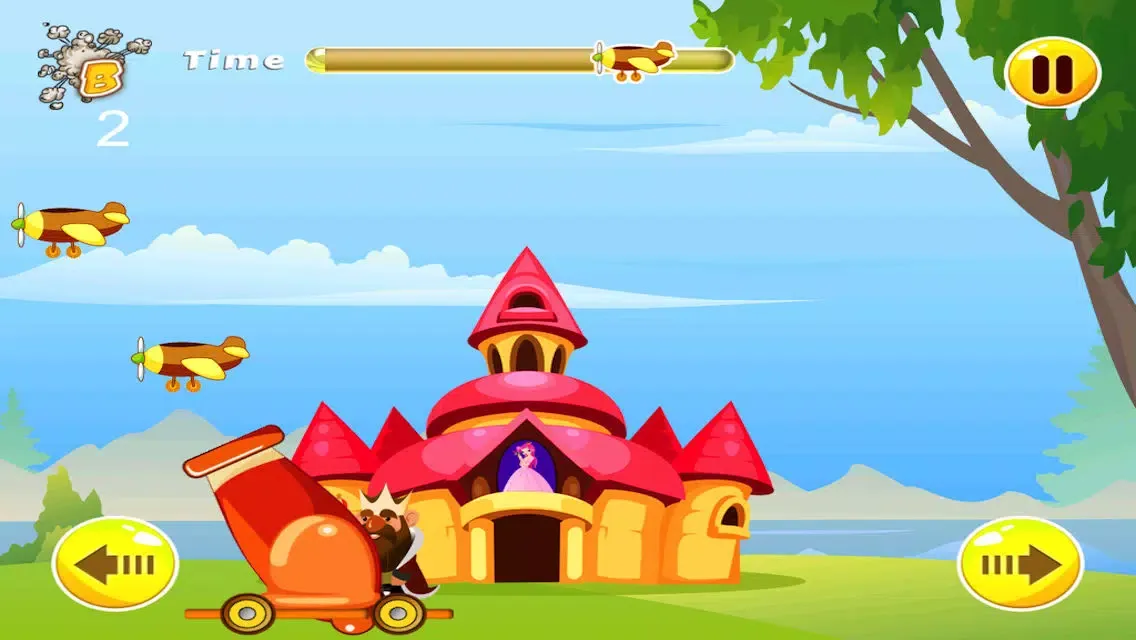 Tangkapan layar Castle defense - the king army against wood planes - Free Edition