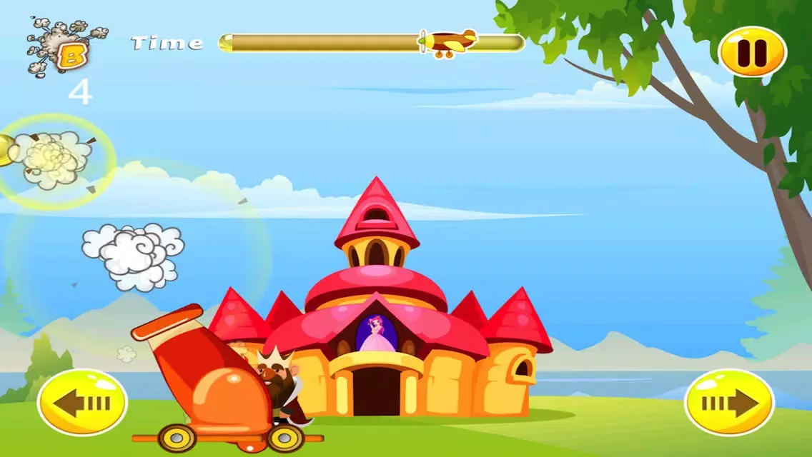 Tangkapan layar Castle defense - the king army against wood planes - Free Edition