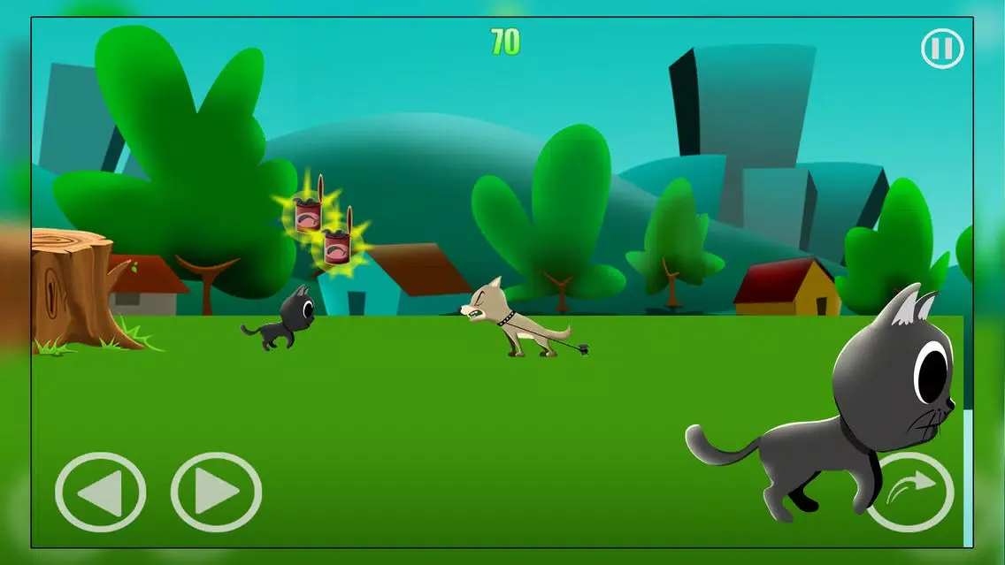 Cats War VS Dogs Fight : The Cute Tiny Kitten Fighting the Big Bad K9 - Free应用截图