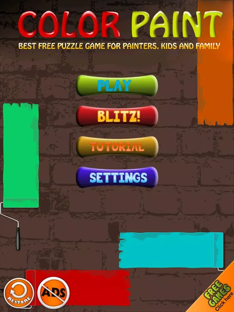 Screenshot di Color Paint - best free puzzle game for painters, kids and family - Free Edition iPad 