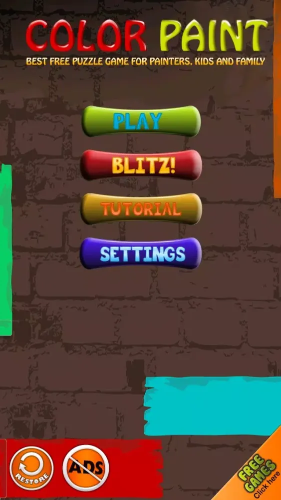 Screenshot di Color Paint - best free puzzle game for painters, kids and family - Free Edition