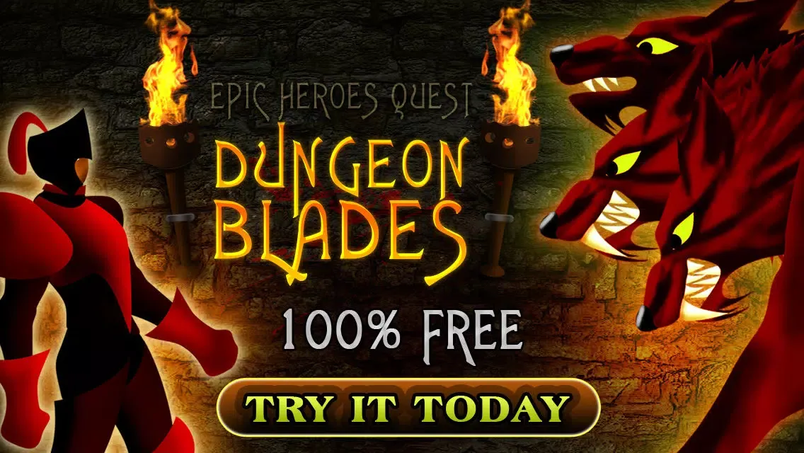 Dungeon Blades – The Fighter Edition of The Free Epic Heroes Quest RPG Game Ekran Görüntüleri