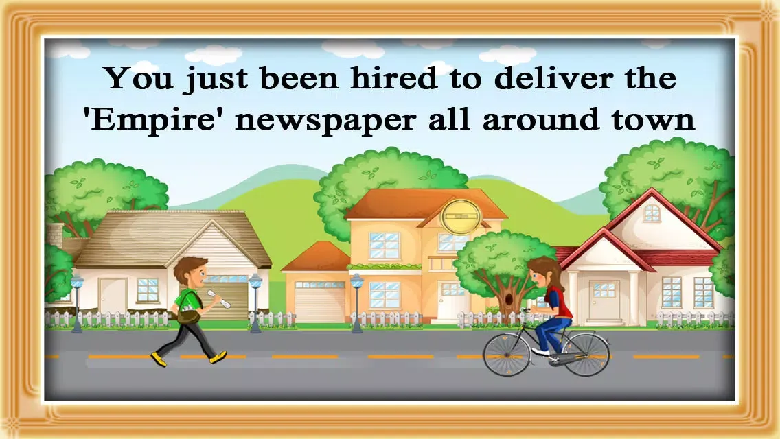 Screenshot di Empire Newspaper Town Kids : The Delivery Boy City Street Adventure - Free Edition