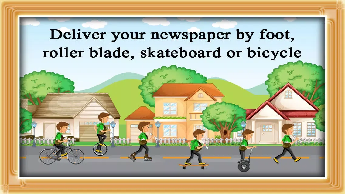 Screenshot di Empire Newspaper Town Kids : The Delivery Boy City Street Adventure - Free Edition