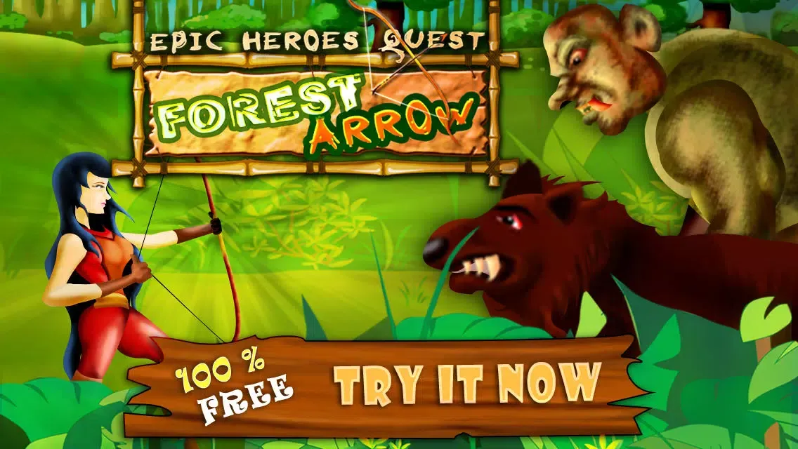 Zrzuty ekranu Forest Arrow – The Elf Edition of The Free Epic Heroes Quest RPG Game