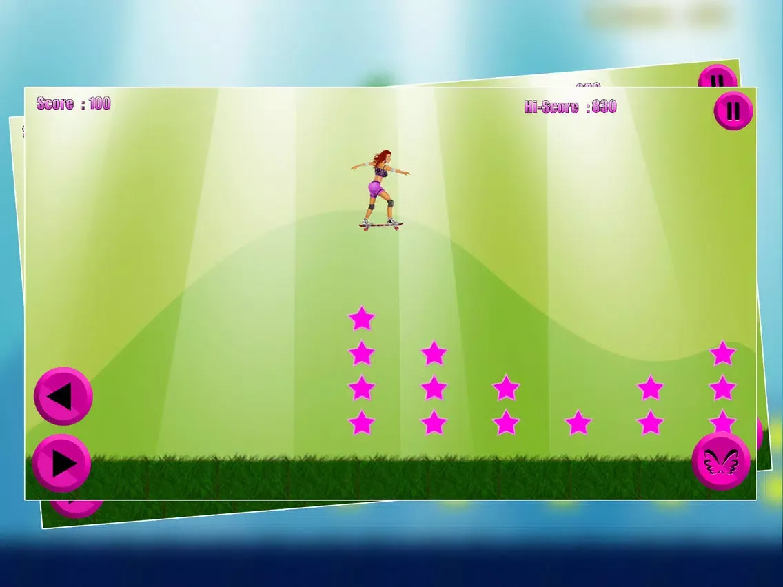 صور Girls Skaters 2 - The girl sport only skating skateboard toys free game iPad 