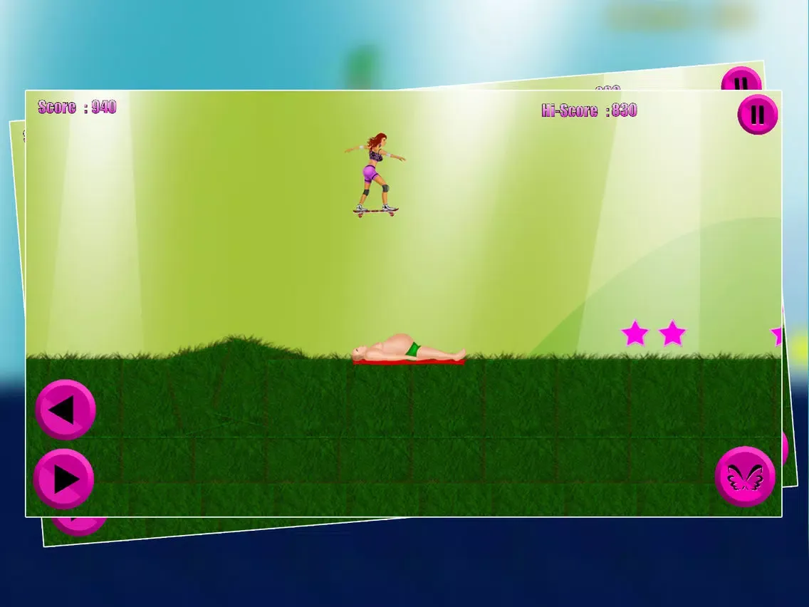 صور Girls Skaters 2 - The girl sport only skating skateboard toys free game iPad 