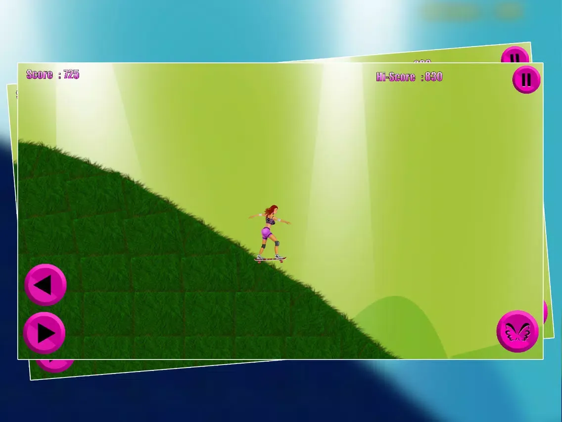 صور Girls Skaters 2 - The girl sport only skating skateboard toys free game iPad 