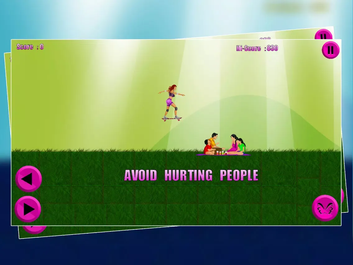 صور Girls Skaters 2 - The girl sport only skating skateboard toys free game iPad 