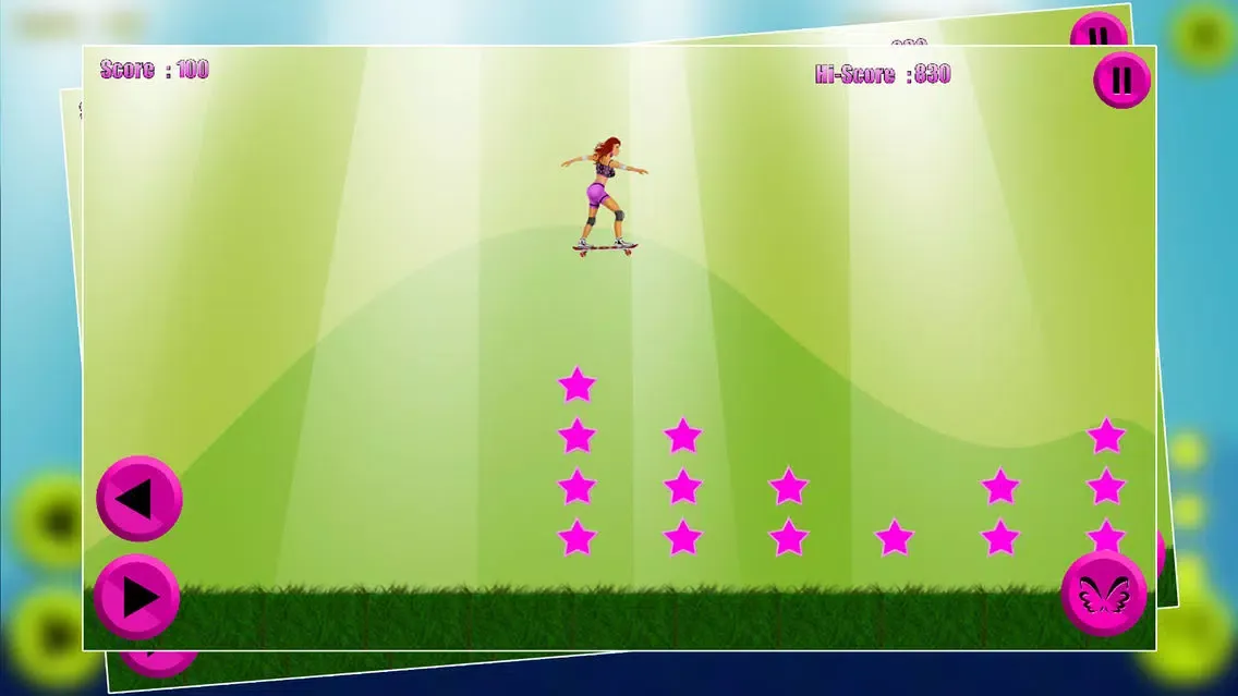 صور Girls Skaters 2 - The girl sport only skating skateboard toys free game