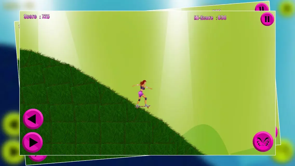 صور Girls Skaters 2 - The girl sport only skating skateboard toys free game