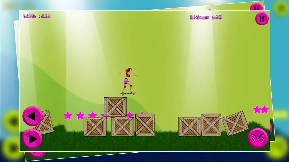 صور Girls Skaters 2 - The girl sport only skating skateboard toys free game