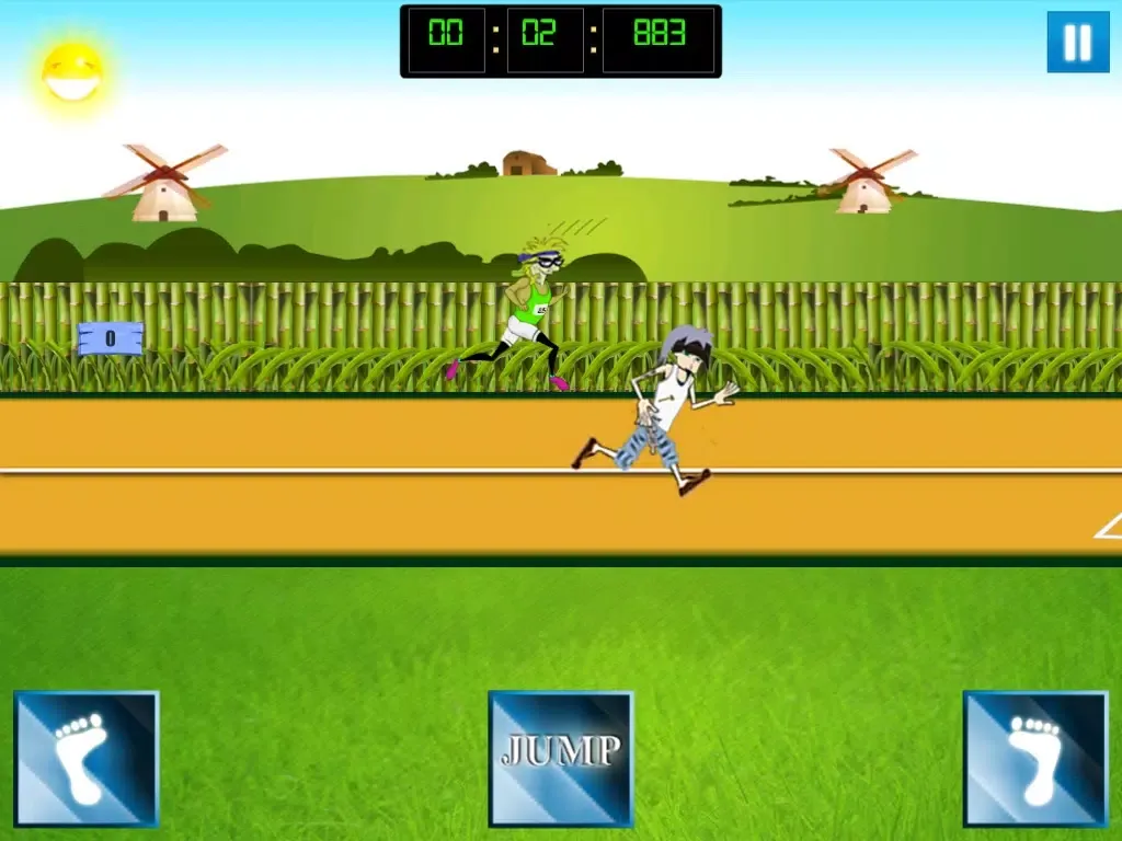 صور Hippies Hurdles Games - The 70' coolest sports games - Free Edition iPad 