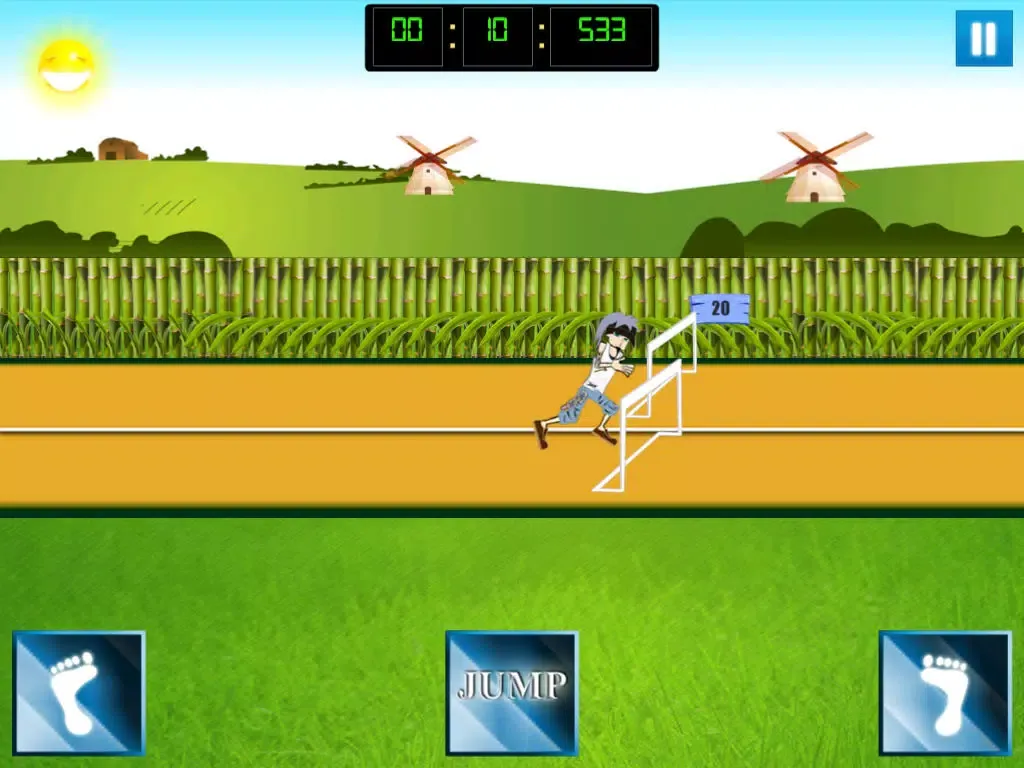صور Hippies Hurdles Games - The 70' coolest sports games - Free Edition iPad 