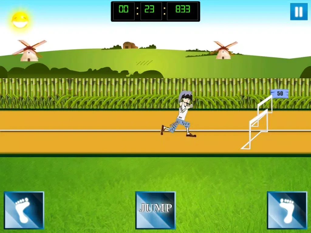 صور Hippies Hurdles Games - The 70' coolest sports games - Free Edition iPad 