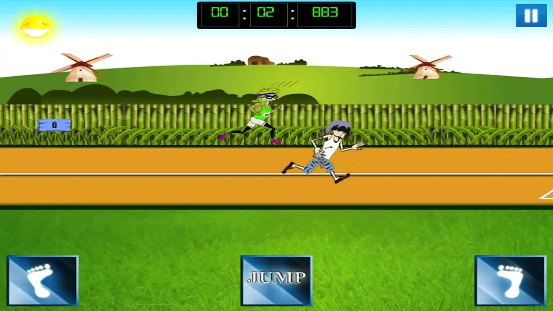 صور Hippies Hurdles Games - The 70' coolest sports games - Free Edition