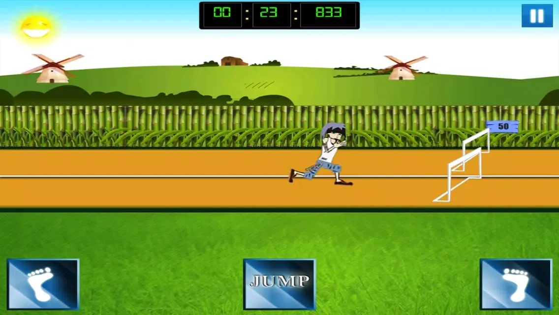 صور Hippies Hurdles Games - The 70' coolest sports games - Free Edition