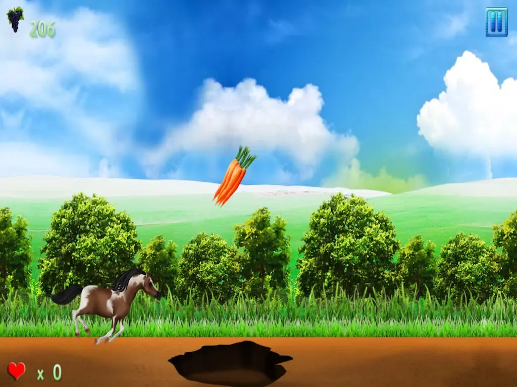 Horse Poney Wild Agility Race : The forest dangerous path - Free Edition iPad  Screenshots