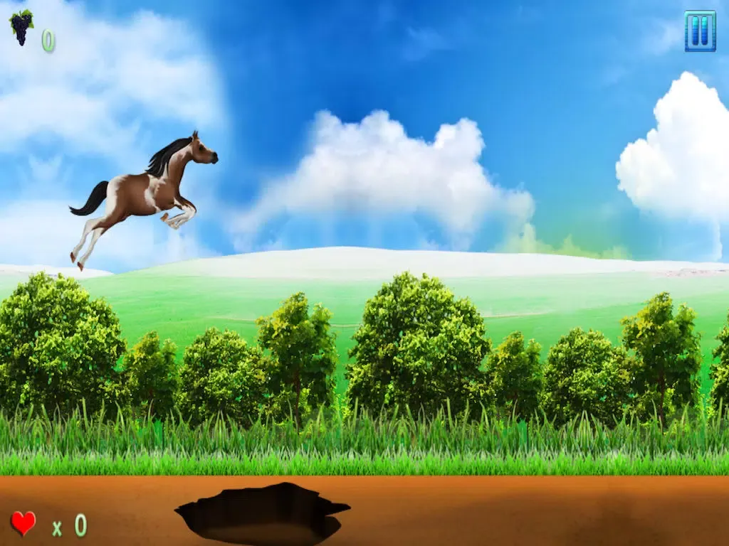Horse Poney Wild Agility Race : The forest dangerous path - Free Edition iPad  Screenshots