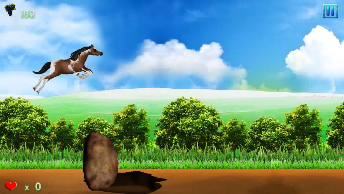 Horse Poney Wild Agility Race : The forest dangerous path - Free Edition Screenshots