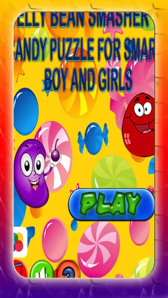 Jelly bean smasher - Candy puzzle for smart boys and girls - Free Edition স্ক্রিনশট