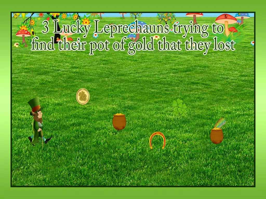 Lucky Leprechaun Pot of Gold : The search of the eternal Rainbow - Free Edition iPad 应用截图