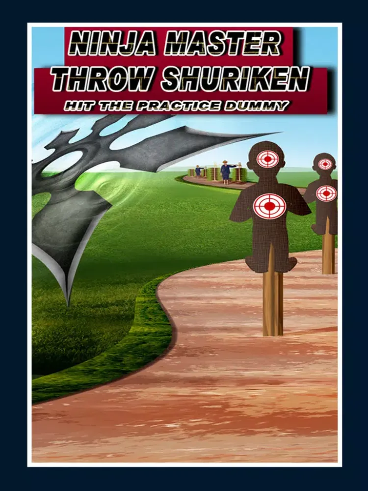 Ninja Master Throw Shuriken : Hit the Practice Dummy - Free Edition iPad  স্ক্রিনশট