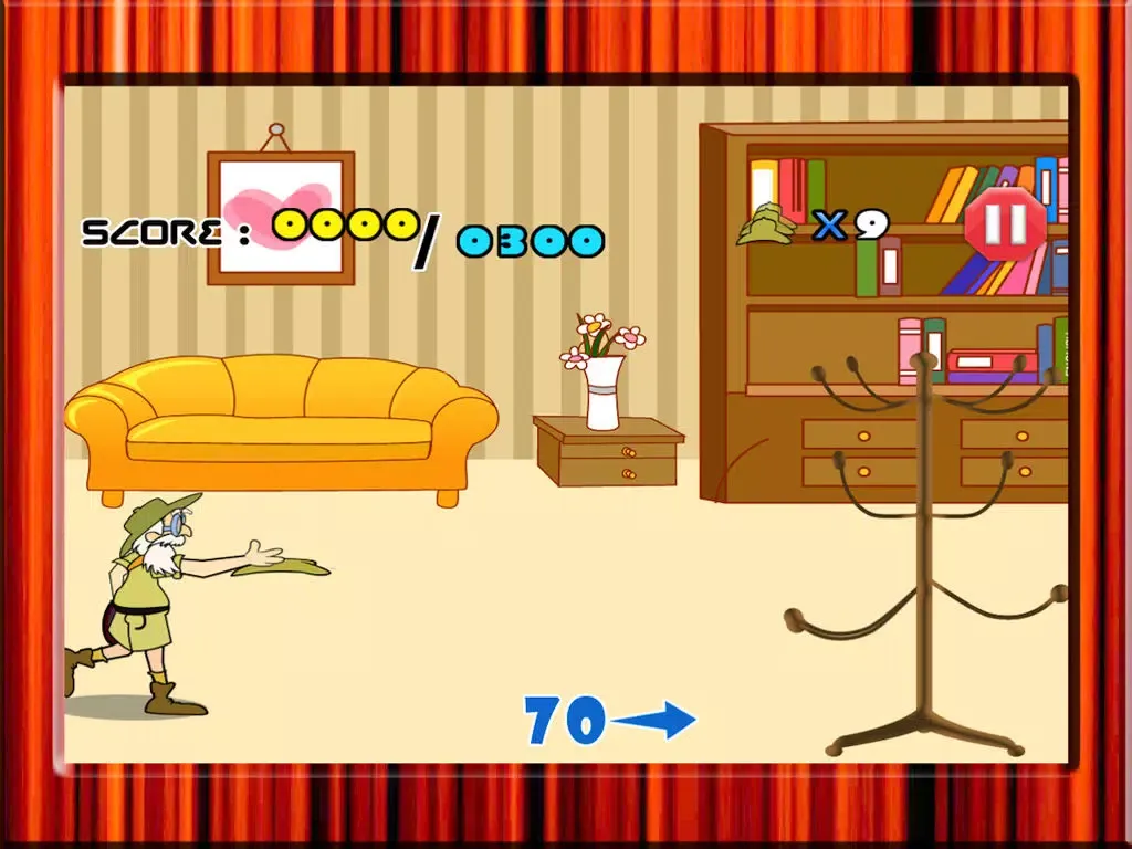 Old grandpa hat shooting game - Free Edition iPad  Screenshots