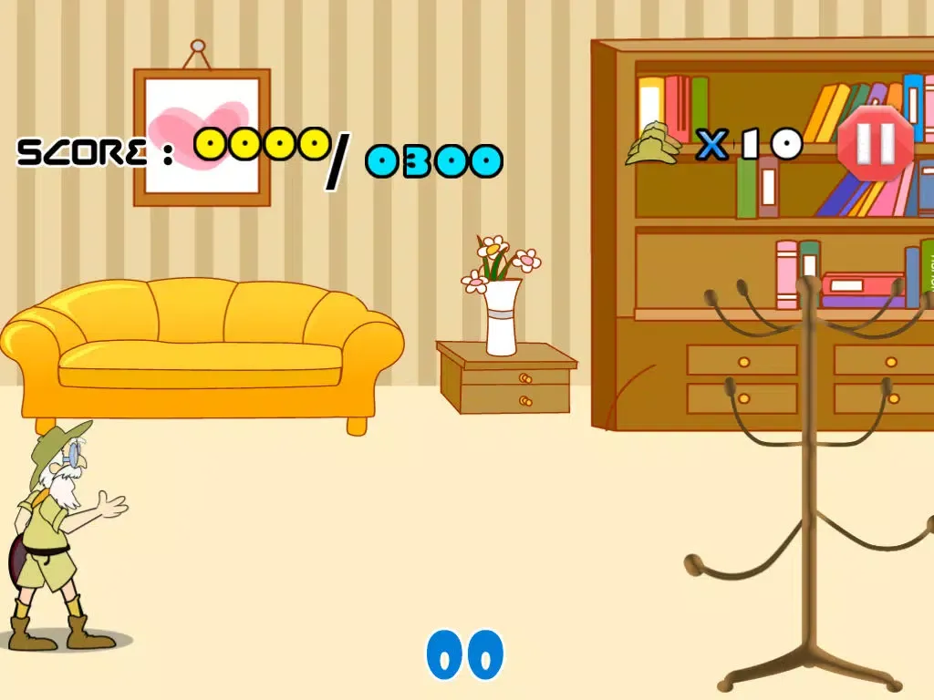 Old grandpa hat shooting game - Free Edition iPad  Screenshots
