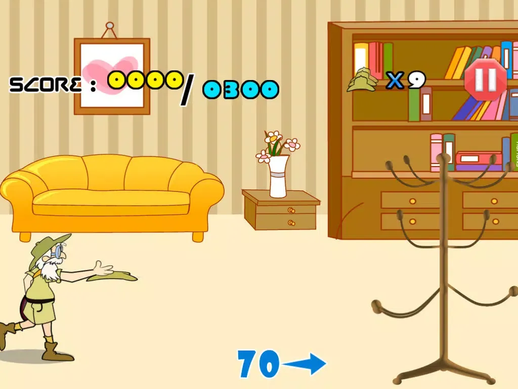 Old grandpa hat shooting game - Free Edition iPad  Screenshots