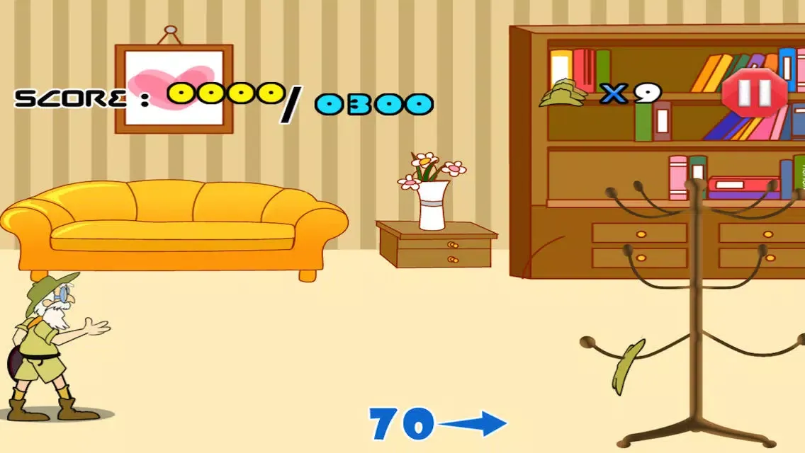 Old grandpa hat shooting game - Free Edition Screenshots