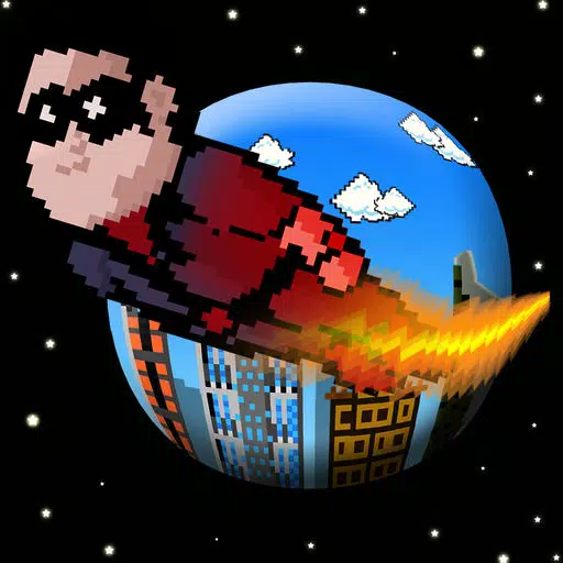 Pixel Heroes - The rocket man fighting super villains Pixel Heroes - The rocket man fighting super villains