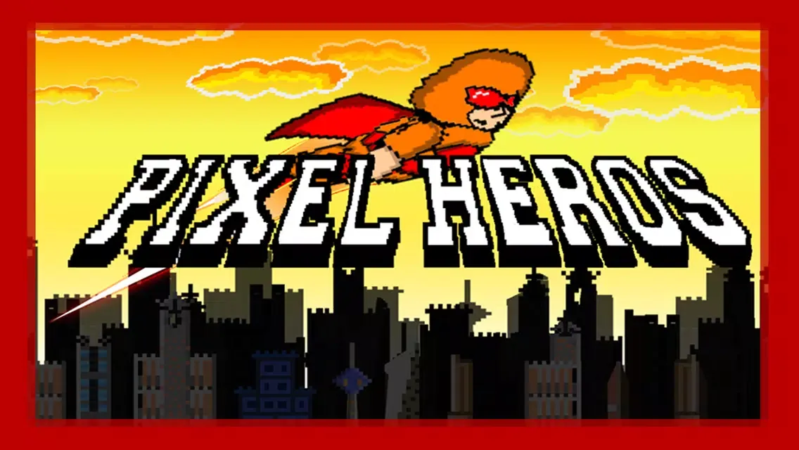 Captures d'écran de Pixel Heroes - The rocket man fighting super villains
