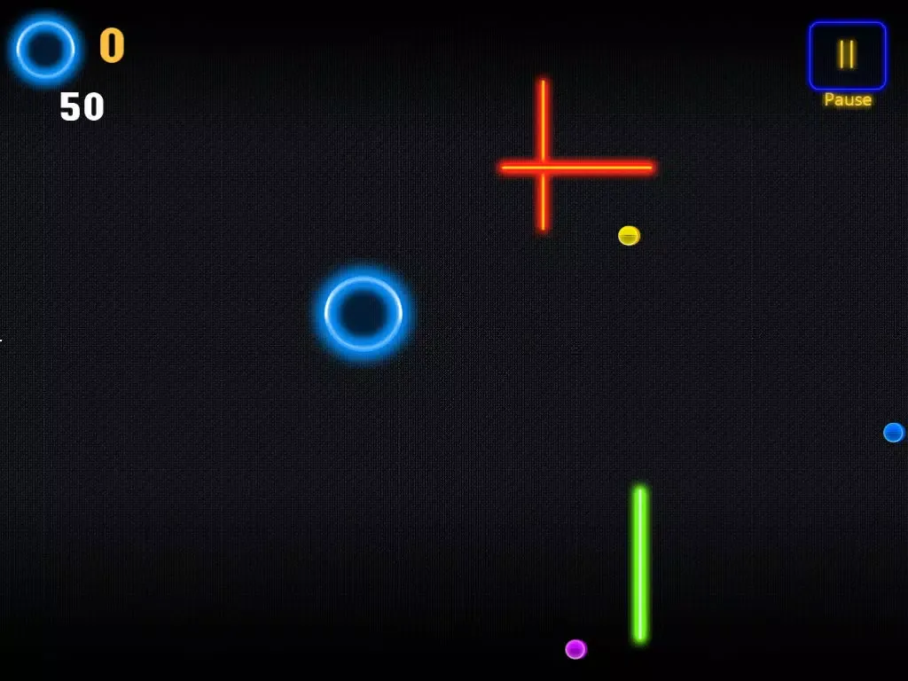 Reflex Test Neon – Free mind game for extreme brain tester iPad  Screenshots