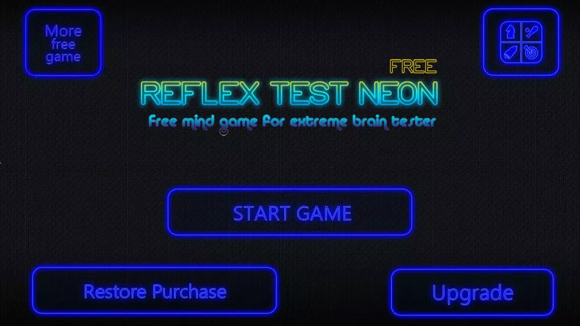 Reflex Test Neon – Free mind game for extreme brain tester Screenshots