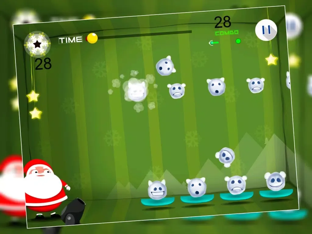 Capturas de tela do Santa and Snow Balls Men : The Christmas Winter Cold Tales - Free iPad 