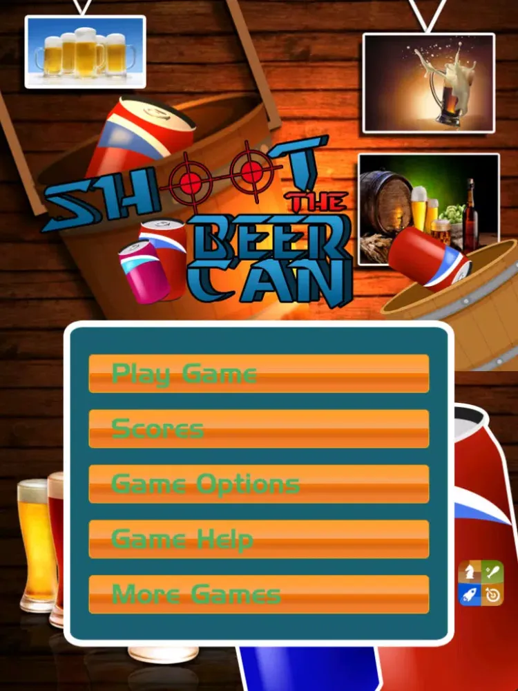 Shoot the beer can to the barman for another run - Free Edition iPad  スクリーンショット