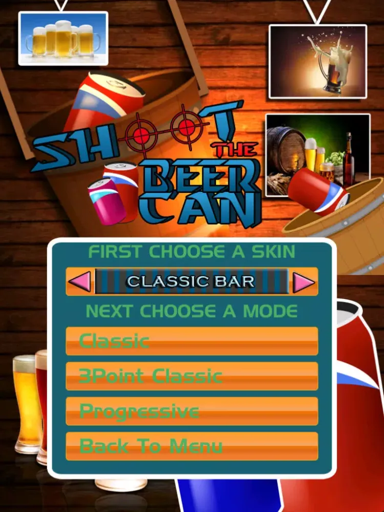 Shoot the beer can to the barman for another run - Free Edition iPad  スクリーンショット