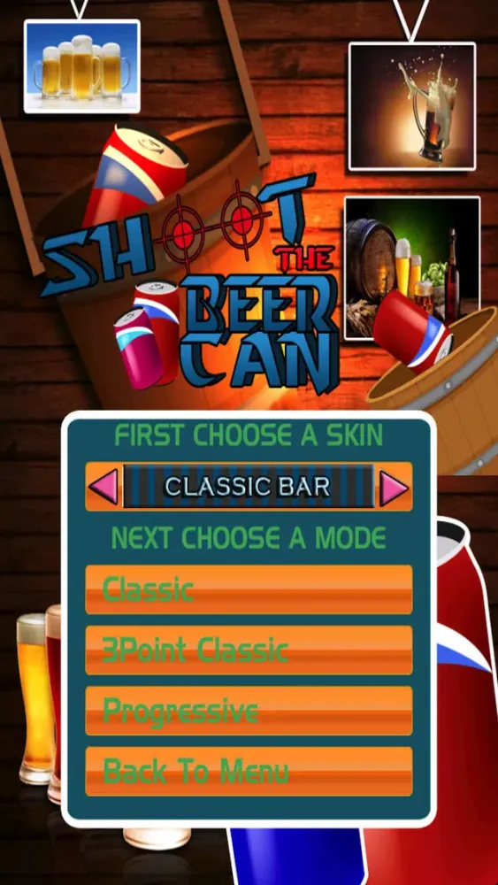 Shoot the beer can to the barman for another run - Free Edition スクリーンショット