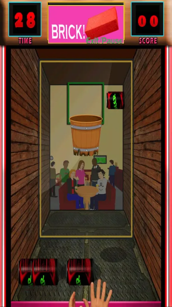 Shoot the beer can to the barman for another run - Free Edition スクリーンショット