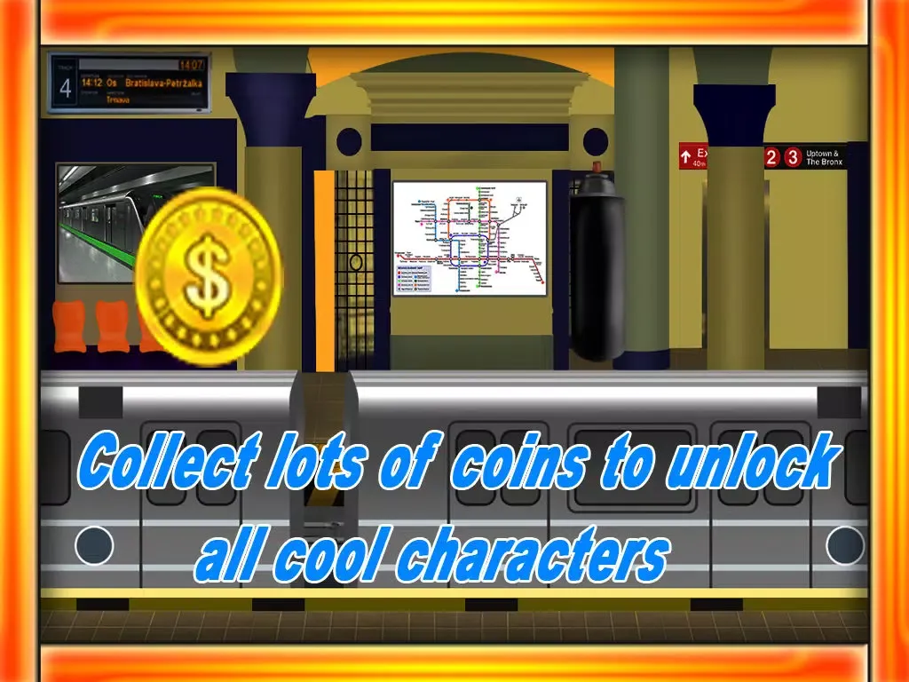 Tangkapan skrin Skate Subway Stunts : The wild rail ride race - Free Edition iPad 