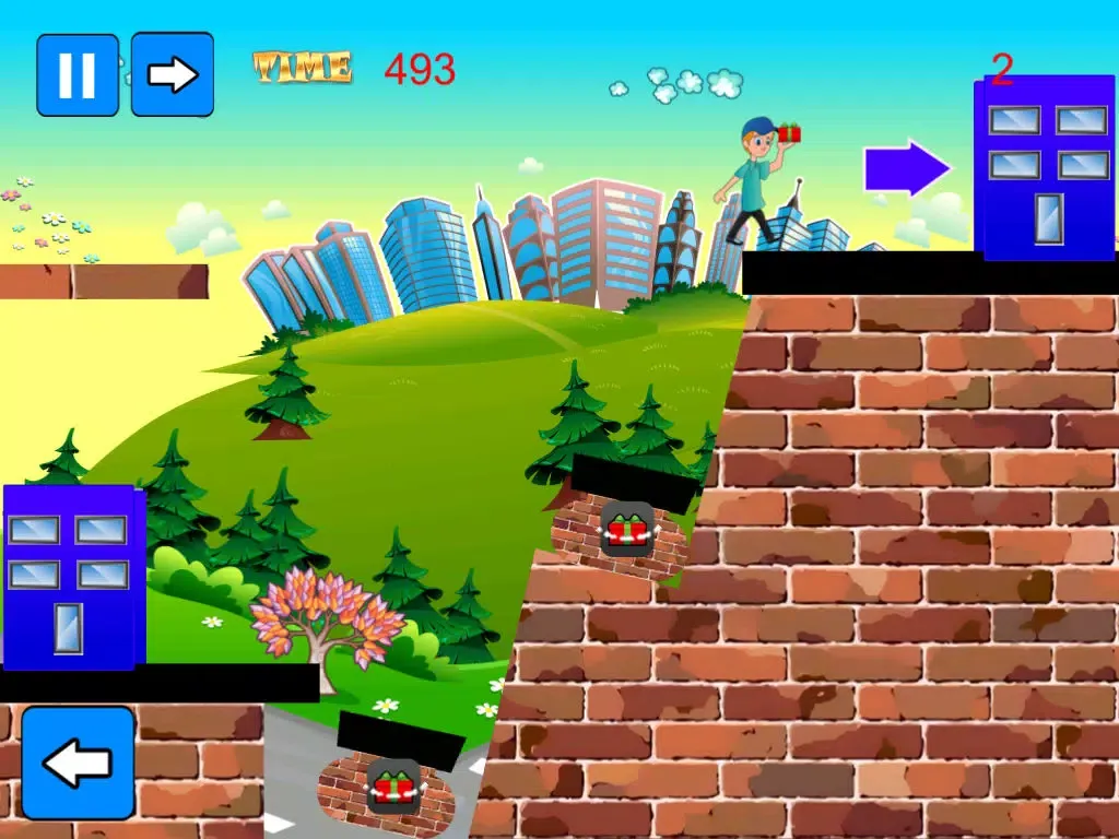 The crazy deliveryman mail from new york - The apple city delivery game - Free Edition iPad  Screenshots