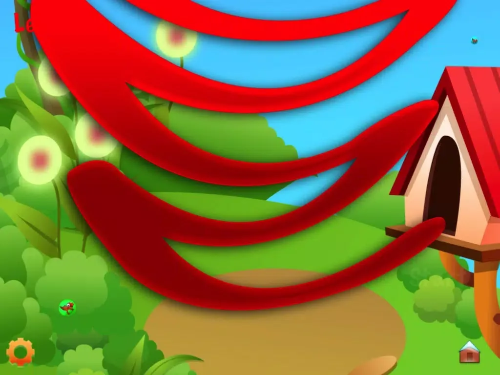 Zrzuty ekranu The fantastic dinosaur eggs dropping to the cozy nest - Free Edition iPad 