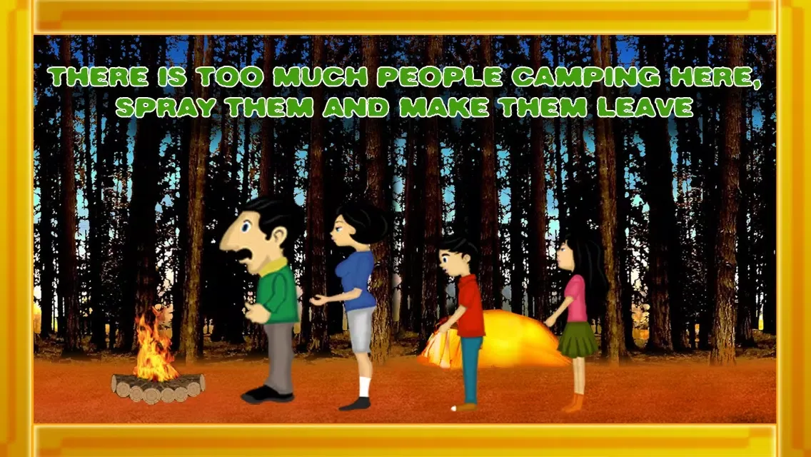 Ảnh chụp màn hình của The Game that Stink ! The skunks camping trip story - Free Edition