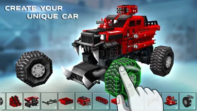 Capturas de tela do Blocky Cars - tank games