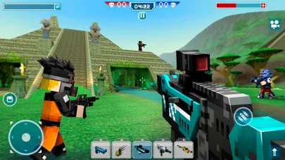 Capturas de tela do Blocky Cars - tank games