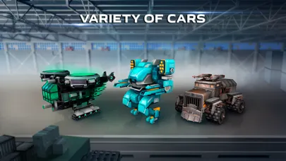Capturas de tela do Blocky Cars - tank games