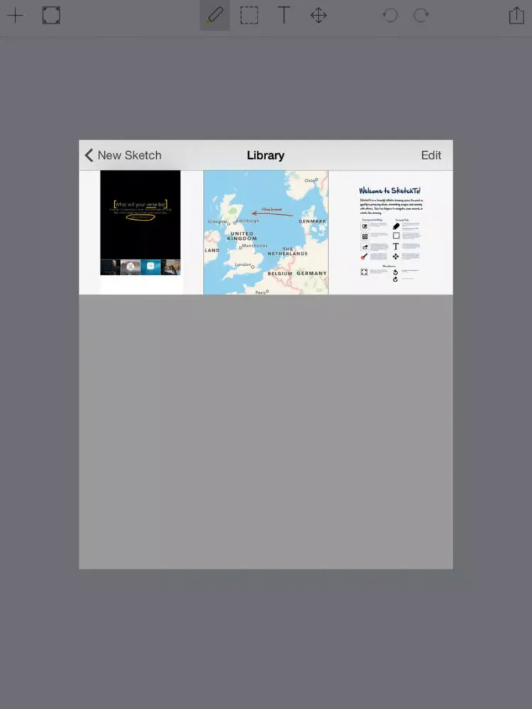 Скриншоты SketchTo - Sketch & Share Your Ideas, Quickly! iPad 